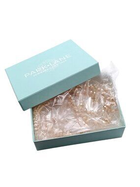 Park Lane Multi-Strand Champagne Beaded Necklace New in Gift Box